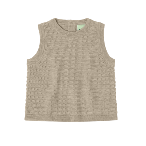 FUB Uld Vest - Oat melange