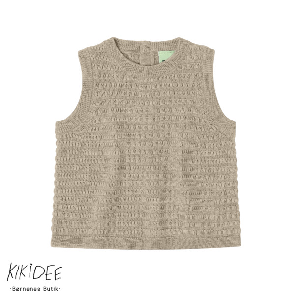 FUB Uld Vest - Oat melange
