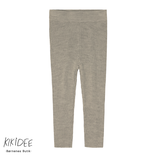 FUB Uld Leggings - Oat melange