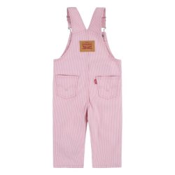 Levis Stripe Overall - Pink/white