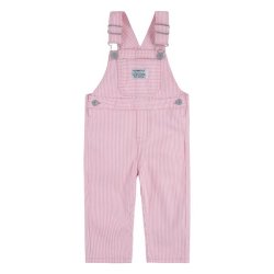 Levis Stripe Overall - Pink/white