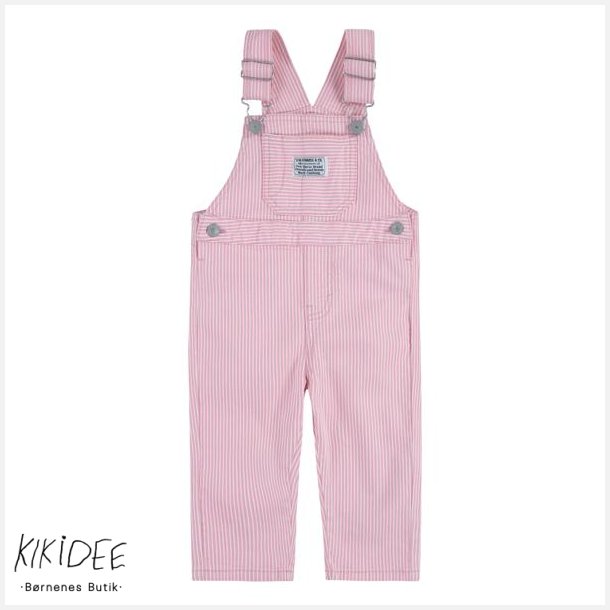 Levis Stripe Overall - Pink/white