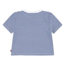 Levis Struped Mini T-Shirt - Blue