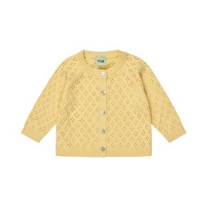 FUB Pointelle Cardigan - Vanilla