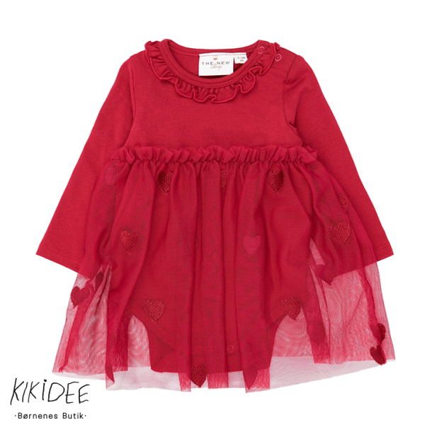 The New Ynalla Mesh Bodykjole - Rio Red 