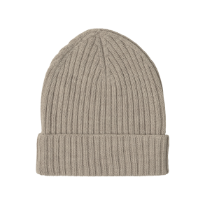 FUB Rib Beanie - Oat melange