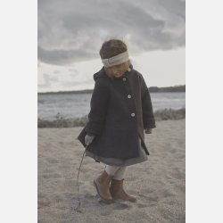 Huttelihut Uld Frakke - Dark brown 