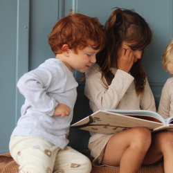 VACVAC Carlet Bluse - Light latte melange