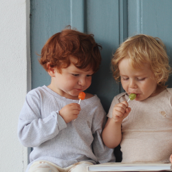 VACVAC Carlet Bluse - Light latte melange