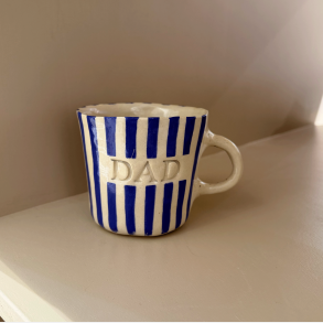 Keramik Kop - Dadm. Tyk Bl� Strib