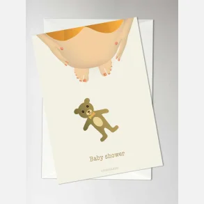 Vissevasse Baby Shower Kort - A6