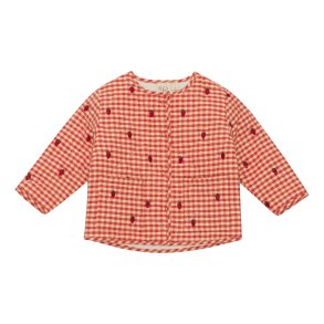 Flss Molly Jacket - Berry Gingham
