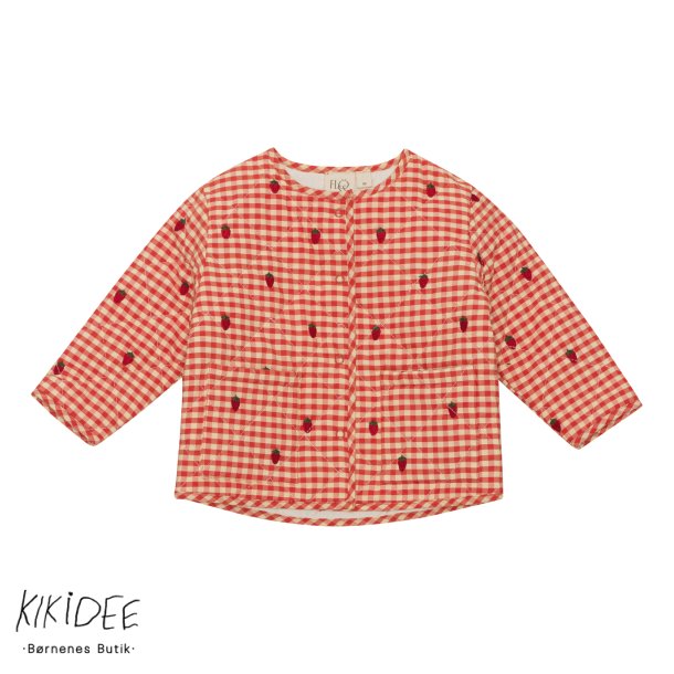 Flss Molly Jacket - Berry Gingham
