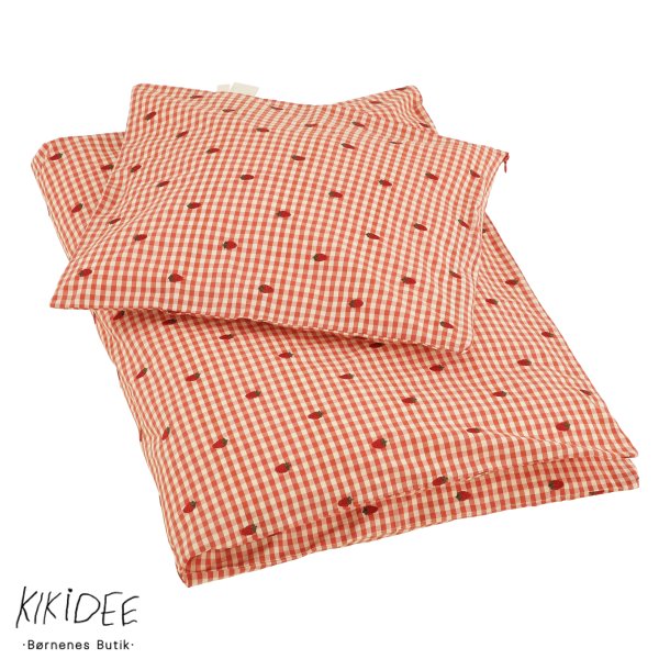 Flss Molly Junior Sengetj - Berry Gingham