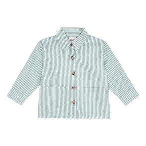 FLSS Birk Overshirt - Misty blue/cloud