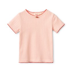 Fl�ss Liva Pointelle Bluse - Soft rose