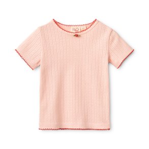 Fl�ss Liva Pointelle Bluse - Soft rose