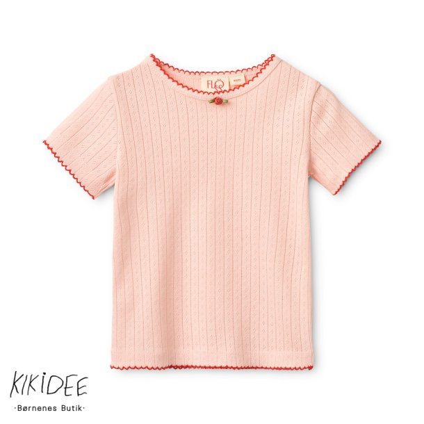 Fl�ss Liva Pointelle Bluse - Soft rose