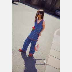 Fl�ss Eva Jeans - Denim blue bow