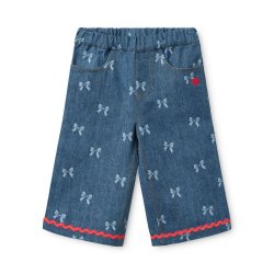 Fl�ss Eva Jeans - Denim blue bow