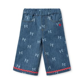 Fl�ss Eva Jeans - Denim blue bow