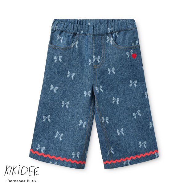 Fl�ss Eva Jeans - Denim blue bow