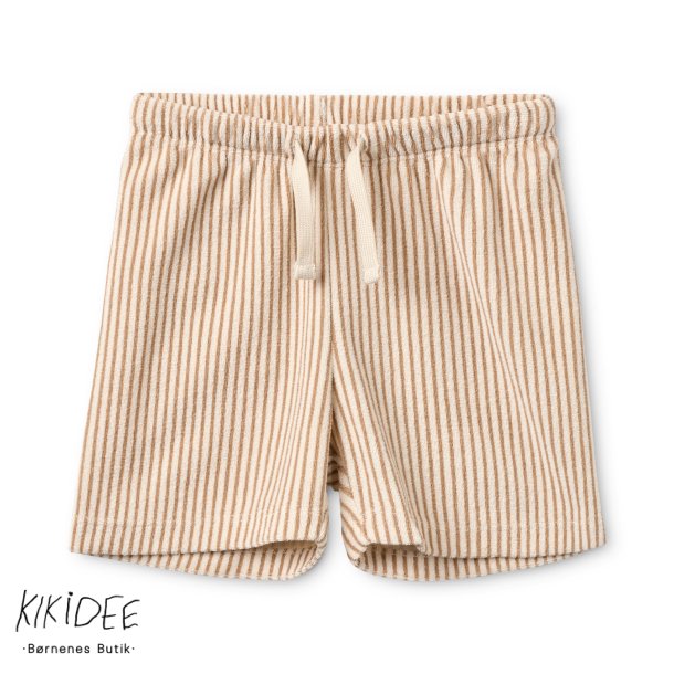 Fl�ss Nohr Shorts - Light brown stripe