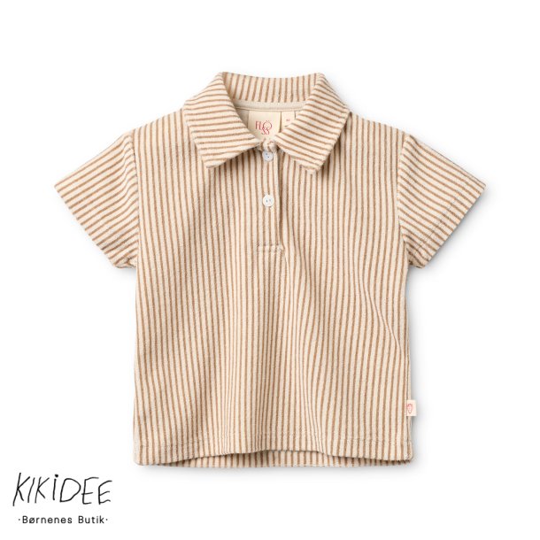 Fl�ss Nohr Shirt - Light brown stripe