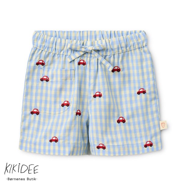 Fl�ss Albert Shorts - Blue gingham 