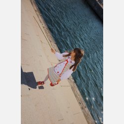 Fl�ss Lea Vest - Berry heart mix