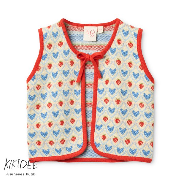 Fl�ss Lea Vest - Berry heart mix