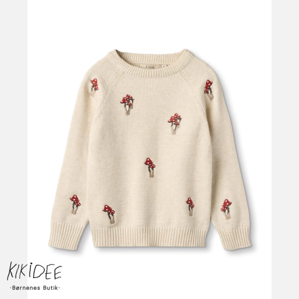 Fliink Benna Mushroom Pullover - Sandshell 
