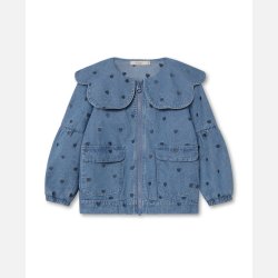 Fliink Donna Denim Bomberjakke - Light denim blue