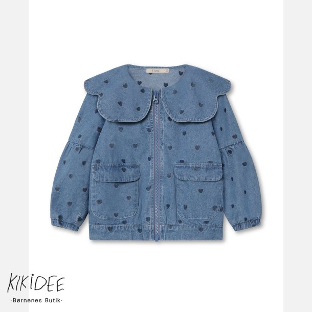 Fliink Donna Denim Bomberjakke - Light denim blue