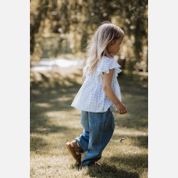 Fliink Pari Top PARI - Dream blue check 