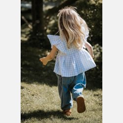 Fliink Pari Top PARI - Dream blue check 