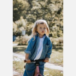 Fliink Pari Top PARI - Dream blue check 