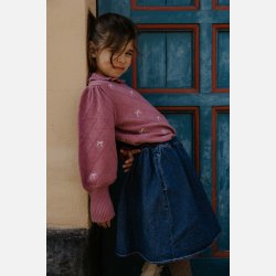 Fliink Denim Skirt - Denim blue