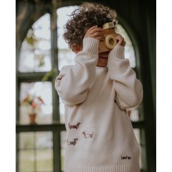 Fliink Mahdi Hunde Pullover - Sandshell 