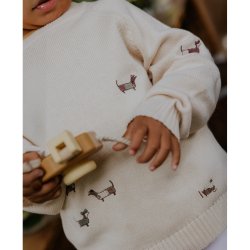 Fliink Mahdi Hunde Pullover - Sandshell 