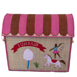 Rice Opbevaringskurv Stor - Fun Fair Theme