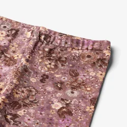 Wheat Jersey Leggings Jules - Lavender flowers 