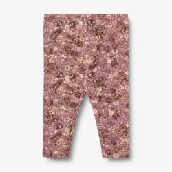 Wheat Jersey Leggings Jules - Lavender flowers 