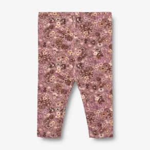 Wheat Jersey Leggings Jules - Lavender flowers 