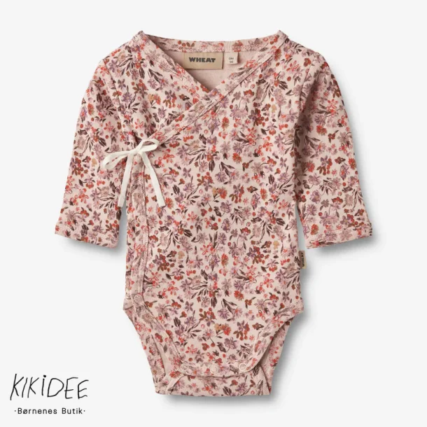 Wheat Body Wrap Chia - Pale rose flowers 