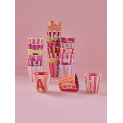 Rice Mellem Kop - Pink Strib - B