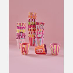 Rice Mellem Kop - Pink Strib - C