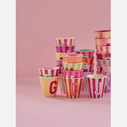 Rice Mellem Kop - Pink Strib - T