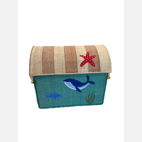 Rice Opbevaringskurv Mellem - Ocean 