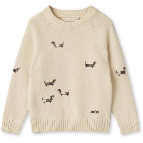 Fliink Mahdi Hunde Pullover - Sandshell 